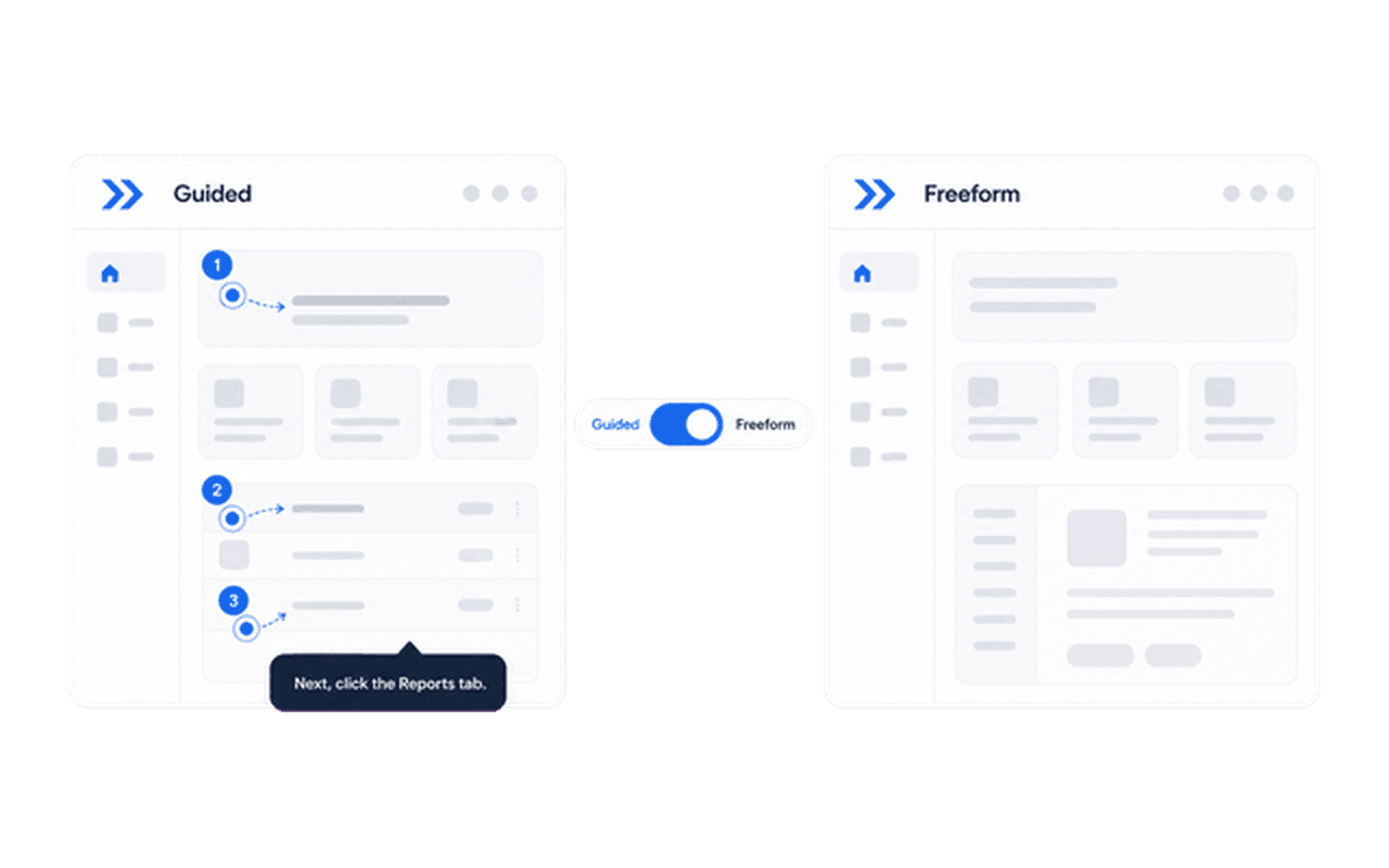 CODEX TO GENERATE: Grid showing 6 demo type cards with icons