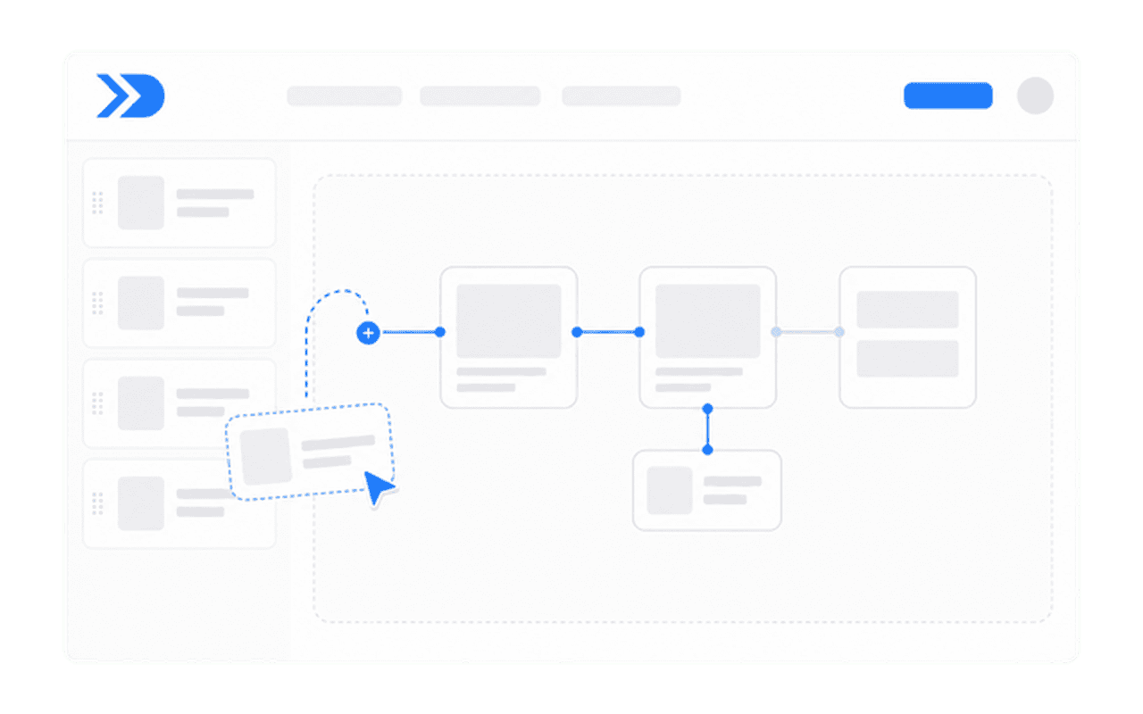 CODEX TO GENERATE: Visual builder showing reusable demo components being dragged and snapped together like blocks to compose a custom demo flow